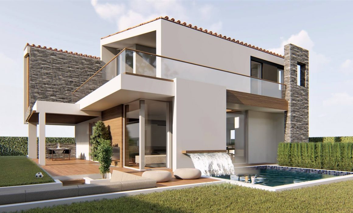 Vivienda unifamiliar en La Fresneda Siero diseño de Dolmen Arquitectos