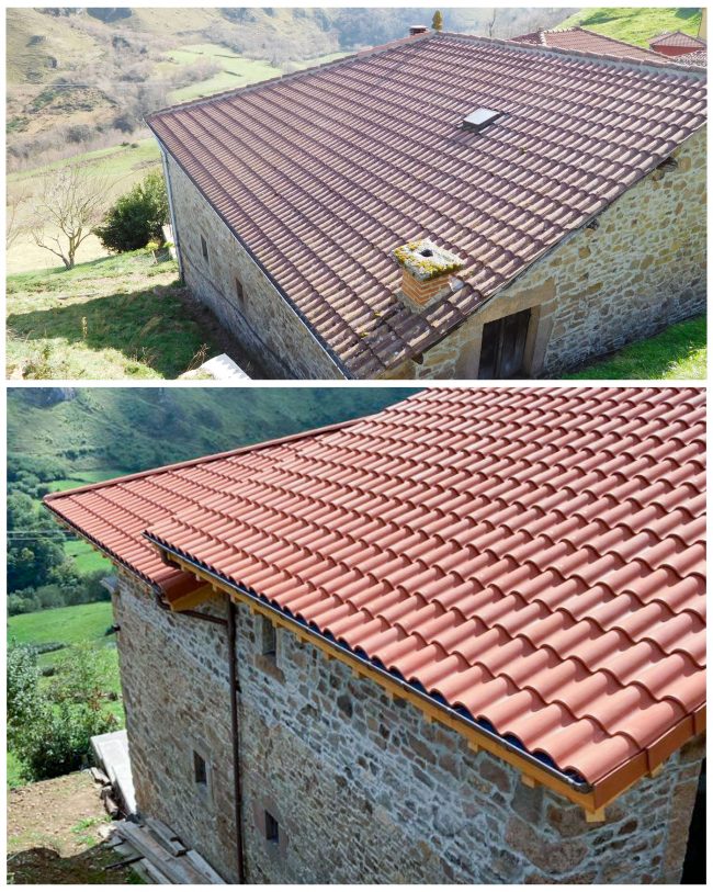 Antes y después Casa en La Azorera Tineo Dolmen Arquitectos