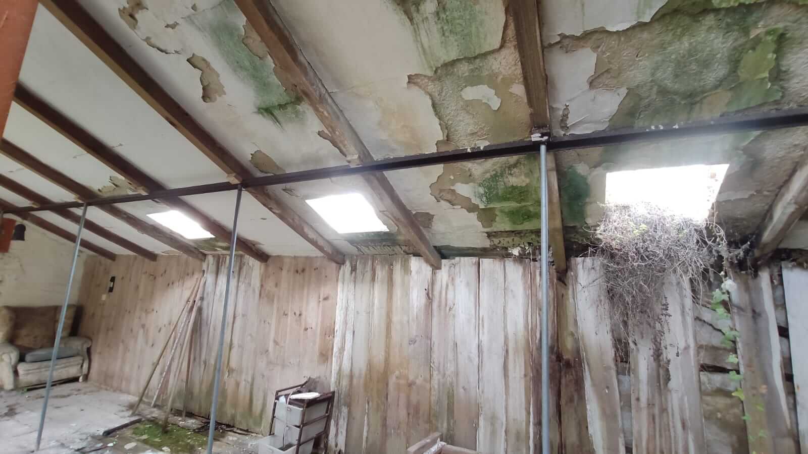 Estado de Villa Delfina antes de la rehabilitación realizada por Dolmen Arquitectos