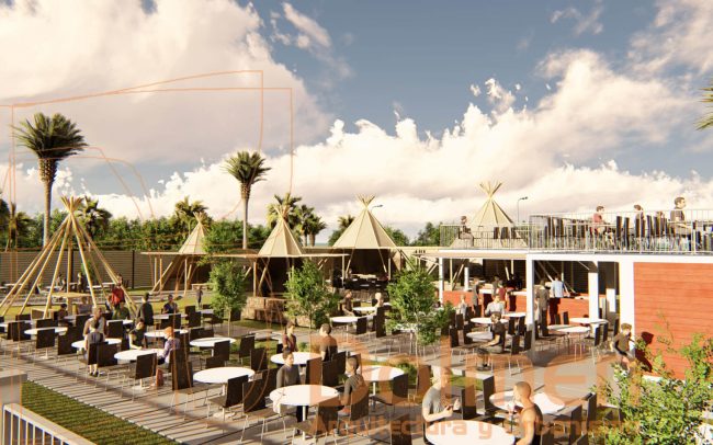 Beach Club en Salinas Asturias diseño de Dolmen Arquitectos