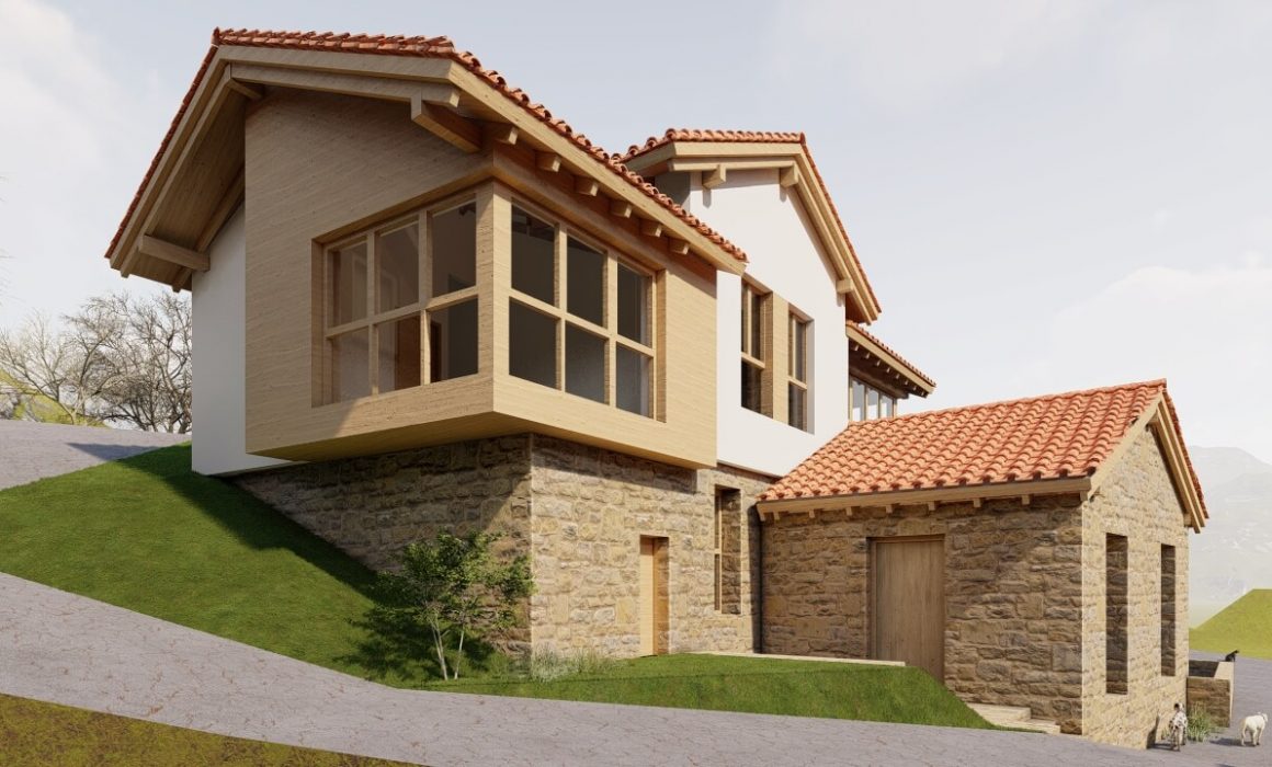 Casa en Somiedo Asturias para rehabilitar Dolmen Arquitectos