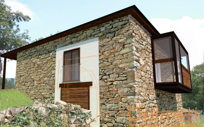 Casa rural en Pasadía Villayón Asturias vista suroeste estado reformado