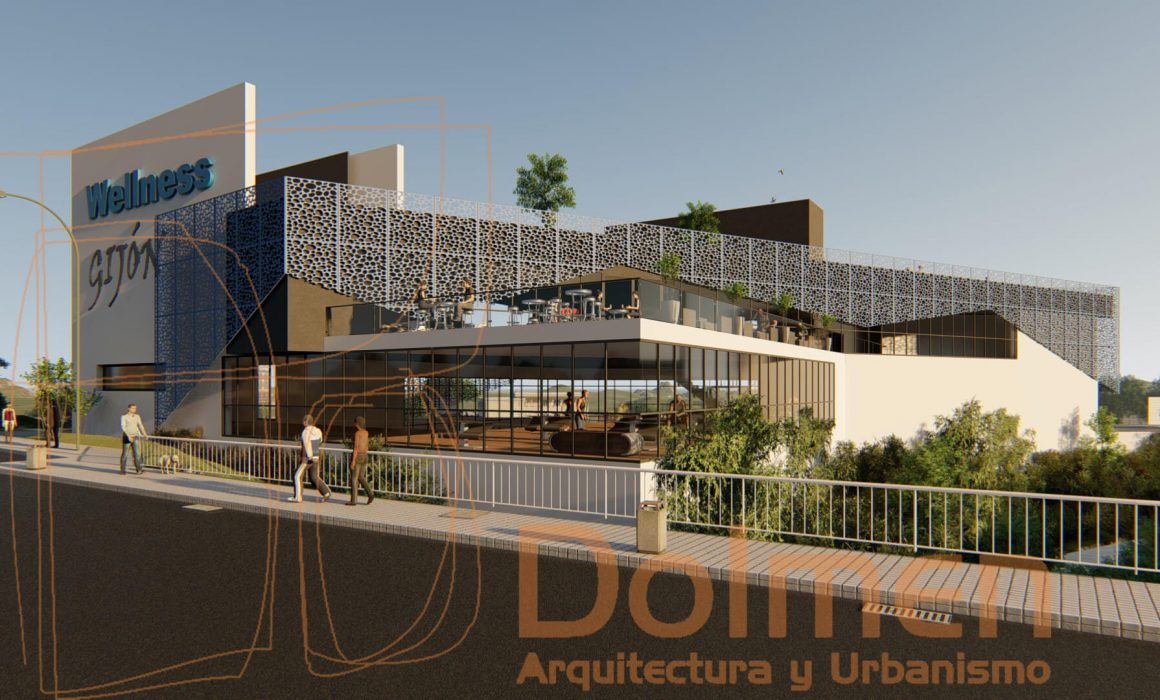Centro Wellness Gijón proyecto de Dolmen Arquitectos