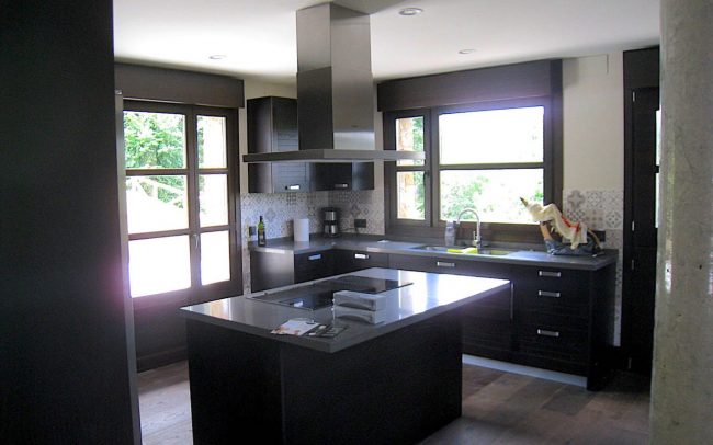 Cocina vivienda unifamiliar Villaviciosa Asturias