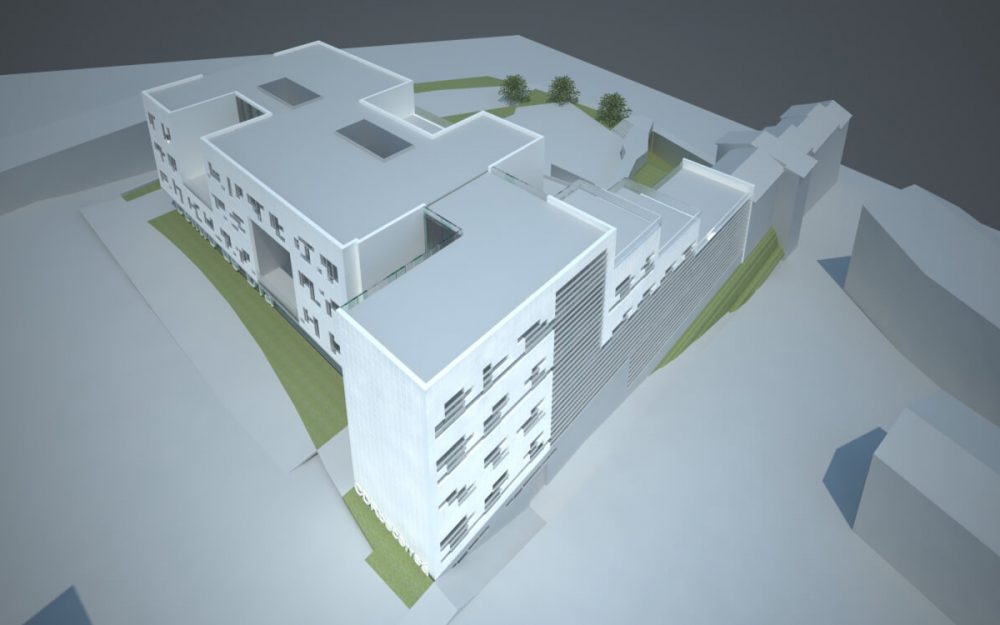 Concurso de ideas para una residencia de ancianos en Becerreá Lugo Dolmen Arquitectos