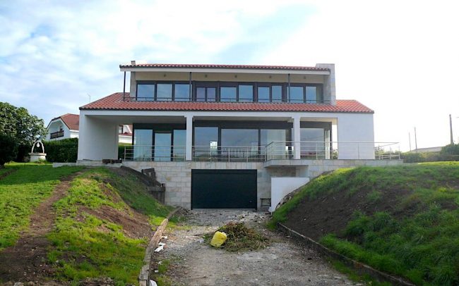 Construccion de chale en Villaviciosa Asturias por Dolmen Arquitectos