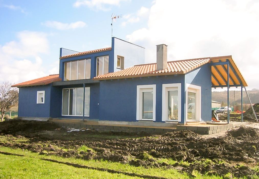 Construcción de un chalé en Novellana Asturias