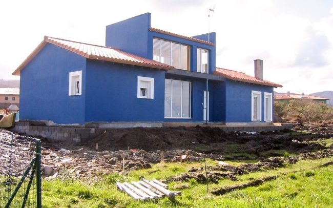 Construcción de un chalé independiente en Novellana en Asturias