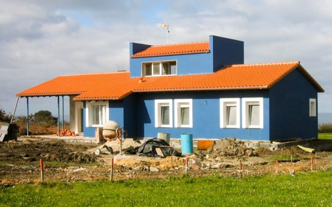 Construcción de un chalé en Novellana en Asturias
