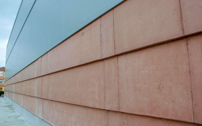 Diseño de polideportivo de Ceares Gijón obra de Dolmen Arquitectos