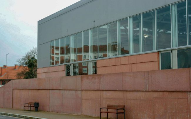 Diseño de polideportivo de Ceares Gijón obra de Dolmen Arquitectos