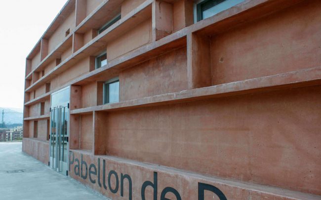 Diseño de polideportivo de Ceares Gijón obra de Dolmen Arquitectos
