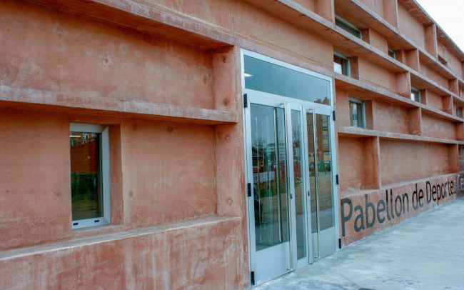 Diseño de polideportivo de Ceares Gijón obra de Dolmen Arquitectos