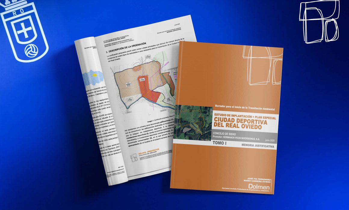 Estudio implantación y Plan Especial ciudad deportiva Real Oviedo redactado por Dolmen Arquitectos