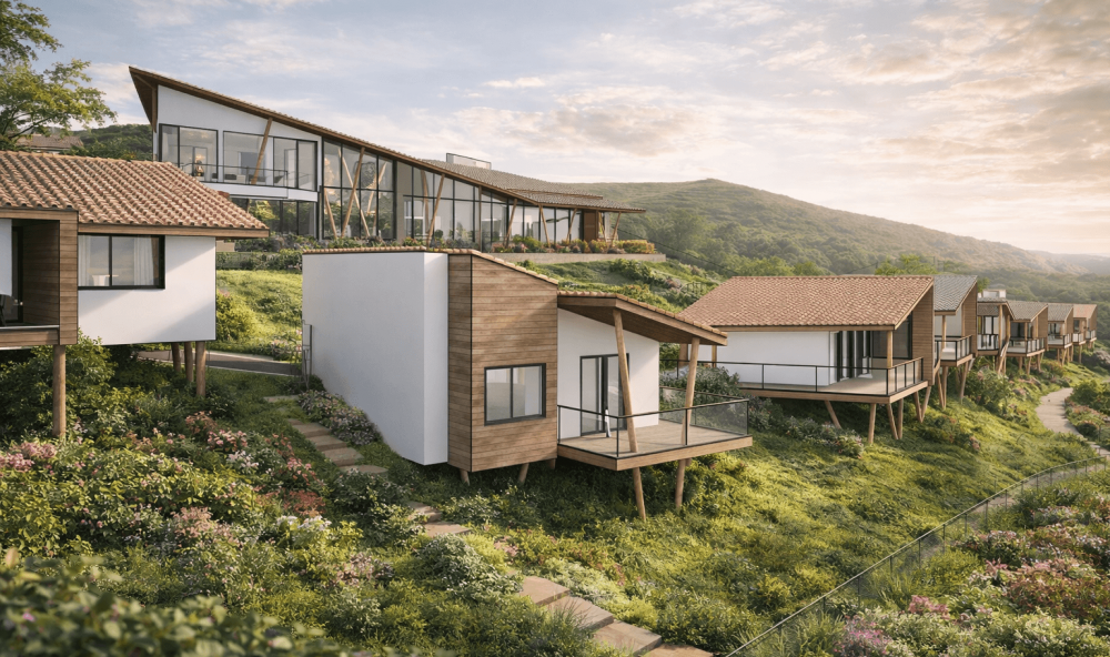 Plan Especial para la implantación de apartamentos turísticos en Següencu Cangas de Onís Dolmen Arquitectos