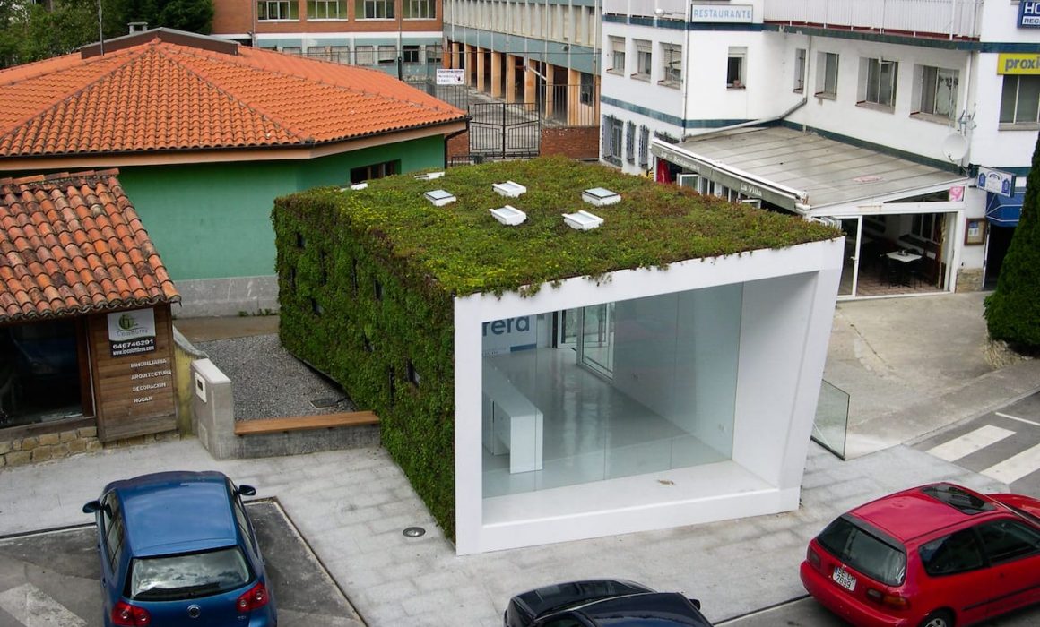 Punto de información turística de Colombres Asturias obra de Dolmen Arquitectos