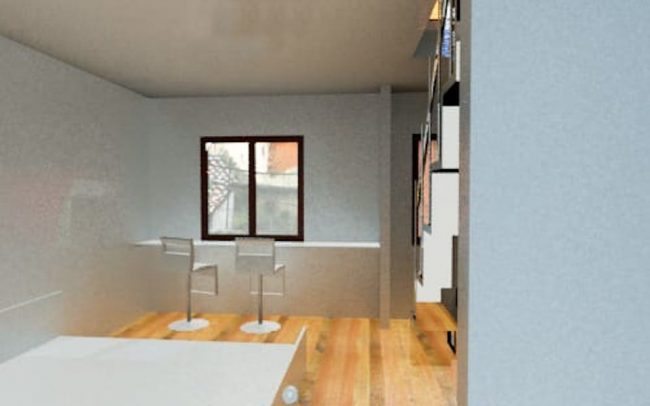 Reforma de casa entre medianeras en Cimadevilla Gijón