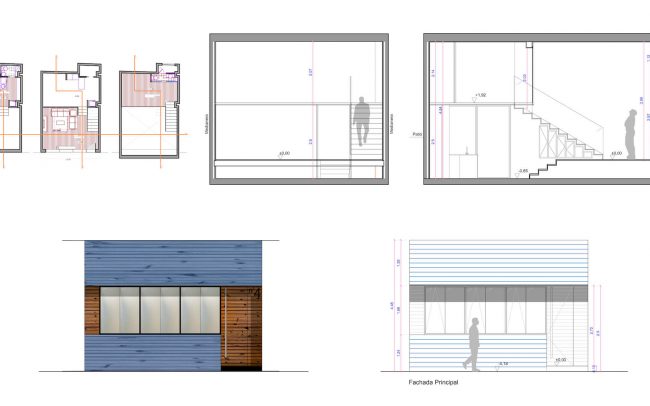 Reforma de local en Luanco para vivienda proyecto de Dolmen Arquitectos Asturias