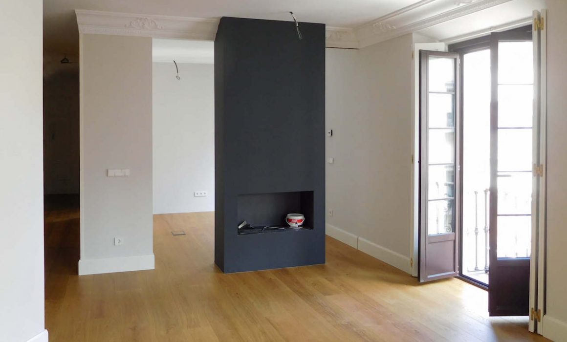 Reforma de piso en Gijón calle Instituto proyecto de Dolmen Arquitectos