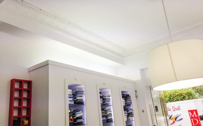 Reforma de tienda de ropa italiana en Santander Cantabria