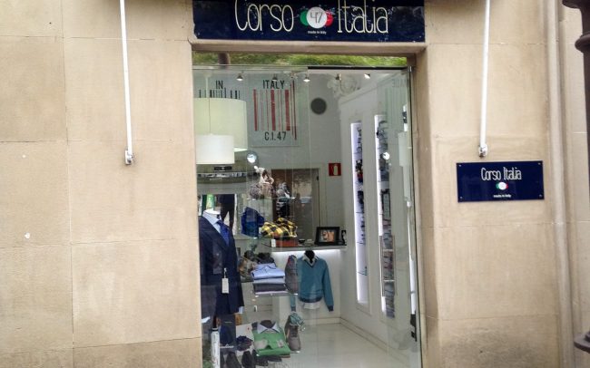 Reforma de tienda de ropa italiana en Santander Cantabria