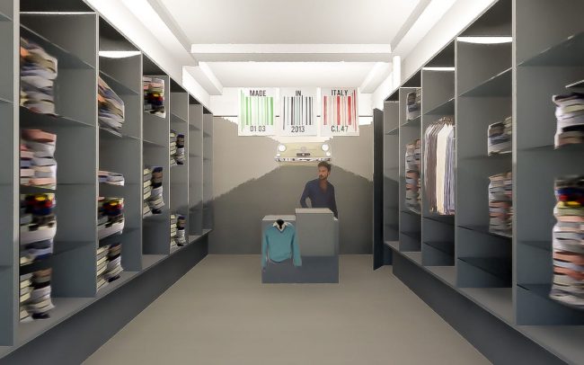 Reforma de tienda de ropa italiana en Santander Cantabria