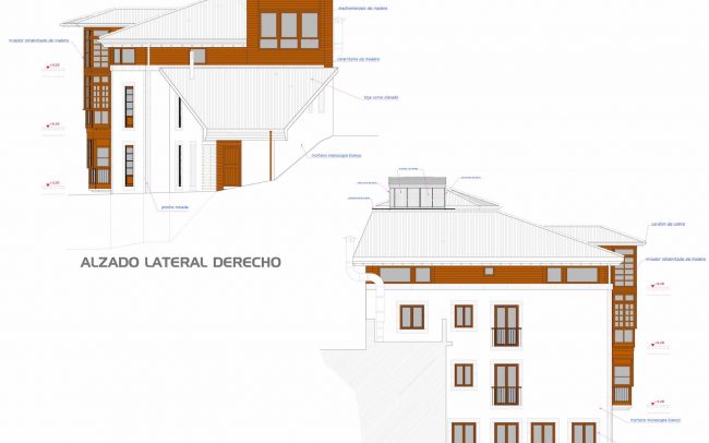 Reforma hotel en Belmonte de Miranda Asturias