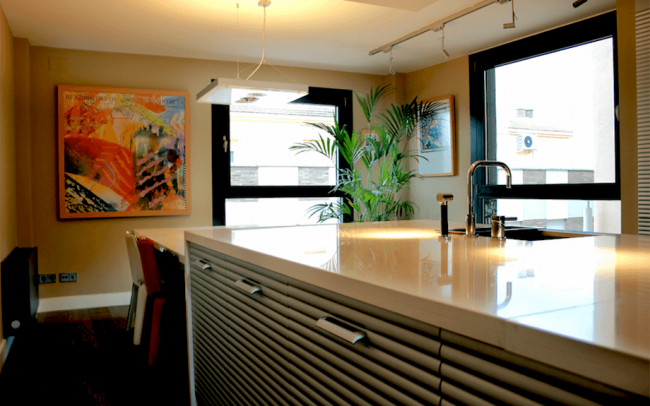 Reforma interior de duplex en Zamora cocina