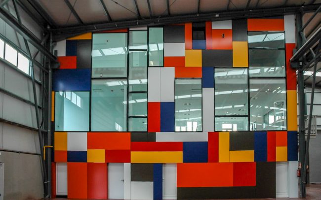 Reforma nave industrial Gijón Aluminios Pérez Soto Dolmen Arquitectos