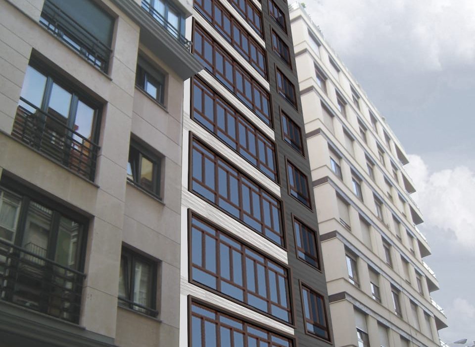 Rehabilitación de edificio en calle Cura Sama en Gijón obra de Dolmen Arquitectos de Asturias