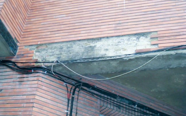 Renovación de fachadas en la calle Reconquista de Gijón Asturias
