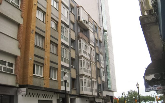 Rehabilitación de fachada Gijón calle Canga Argüelles Asturias