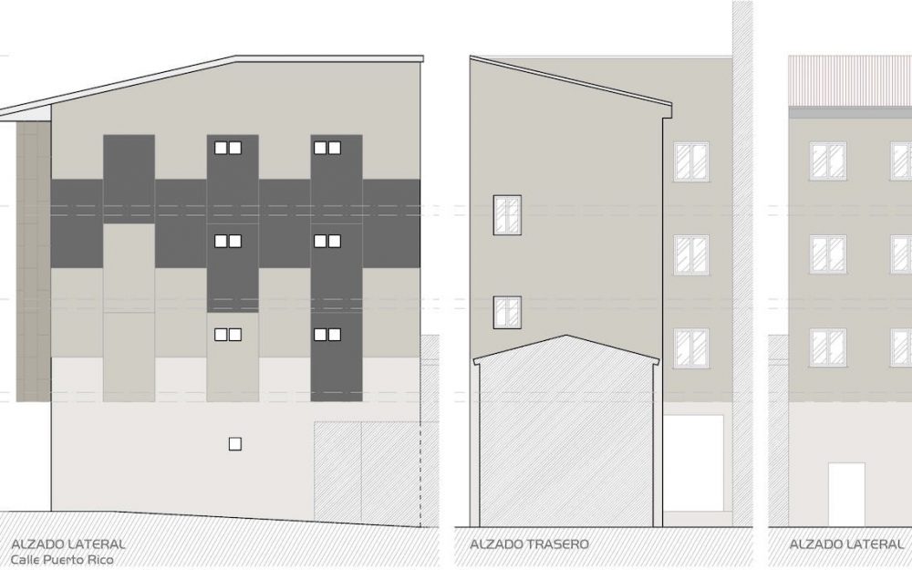Rehabilitación de fachadas Asturias Mieres por Dolmen Arquitectos