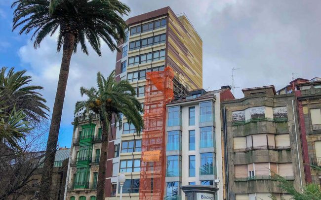 Rehabilitación de fachadas en Gijón un proyecto de Dolmen Arquitectos