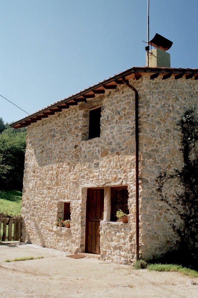 Trasera de chalé en La Madrera Asturias