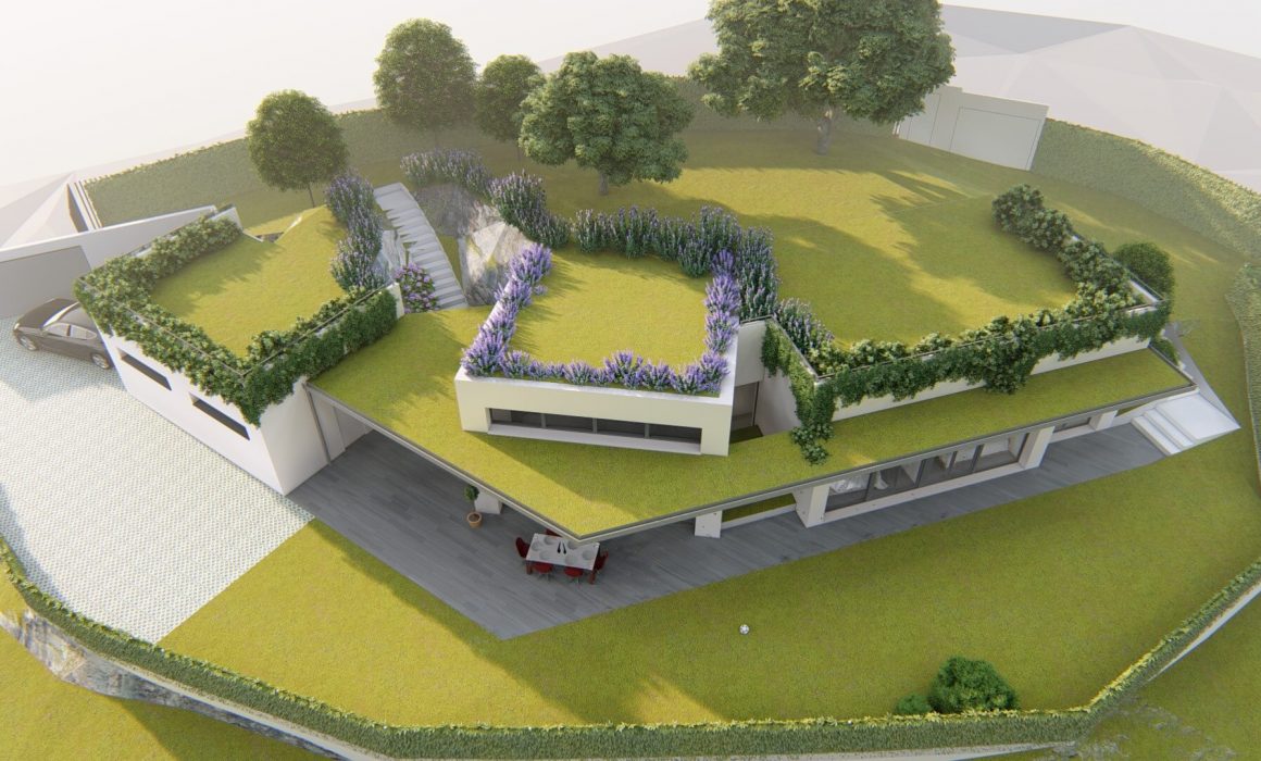 Vivienda semisoterrada en Gijón de Dolmen Arquitectos