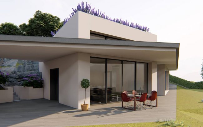 Vivienda semisoterrada en Gijón de Dolmen Arquitectos
