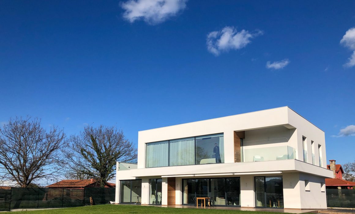 Vivienda unifamiliar aislada en Santurio Gijón Dolmen Arquitectos de Asturias