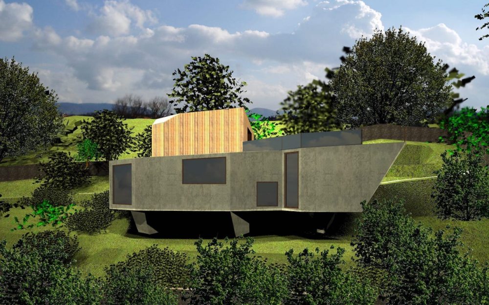 Vivienda unifamiliar alto standing en La Providencia Gijón diseño Dolmen Arquitectos