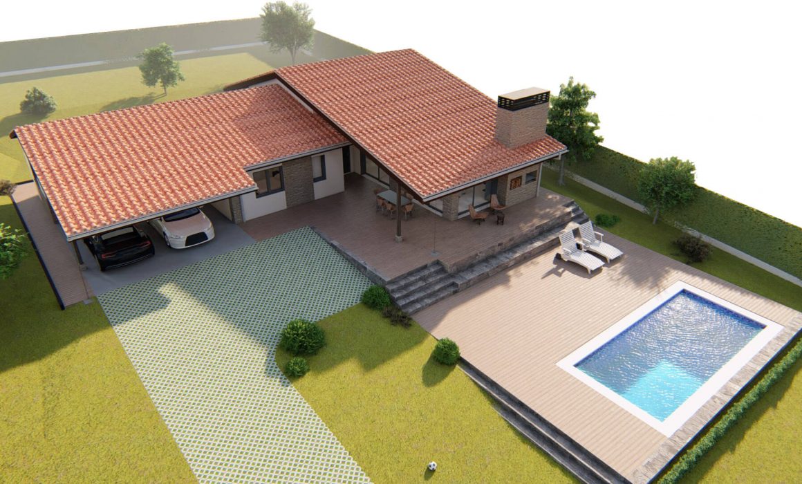 Vivienda unifamiliar en Camino del Golf Castiello Gijón Dolmen Arquitectos