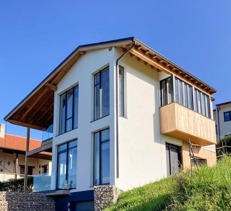 Vivienda unifamiliar en Carrandi Asturias obra nueva Dolmen Arquitectos