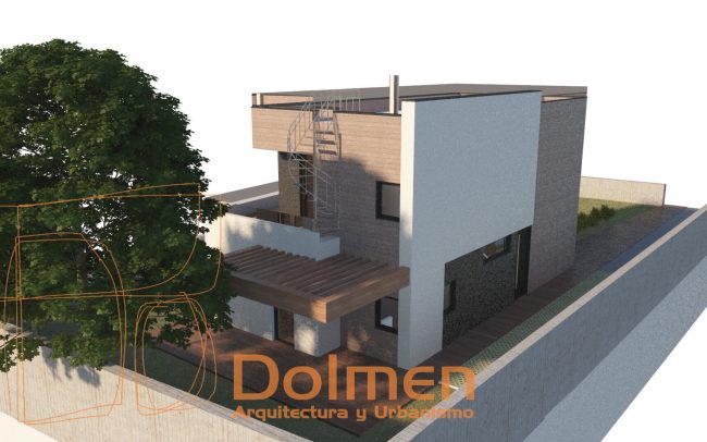 Vivienda unifamiliar en Somió Gijón Dolmen Arquitectos Asturias