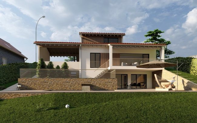 Vivienda unifamiliar con jardín en Castrillón, Arancés (Asturias)