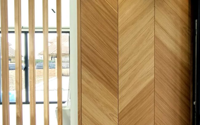 armarios madera diseño interiores Dolmen Arquitectos