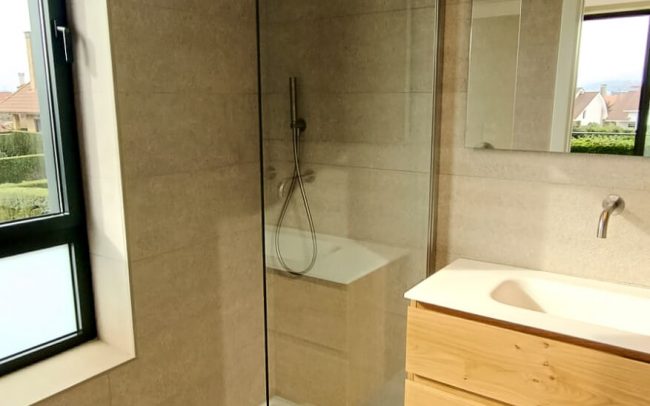 baño casa aislada Somió Asturias Domen Arquitectos
