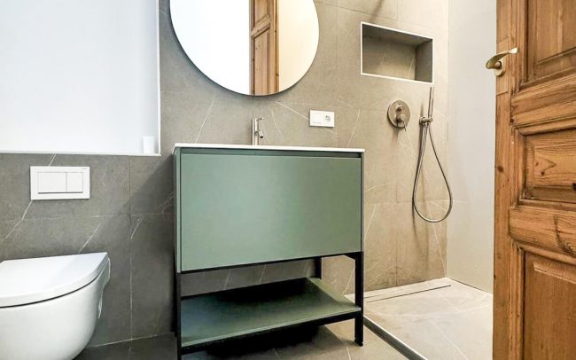 baño reformado piso Dolmen Arquitectos