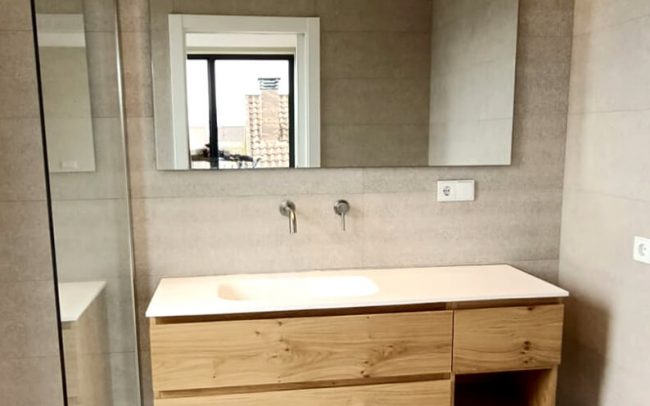 baño vivienda unifamiliar Gijón Somió Dolmen