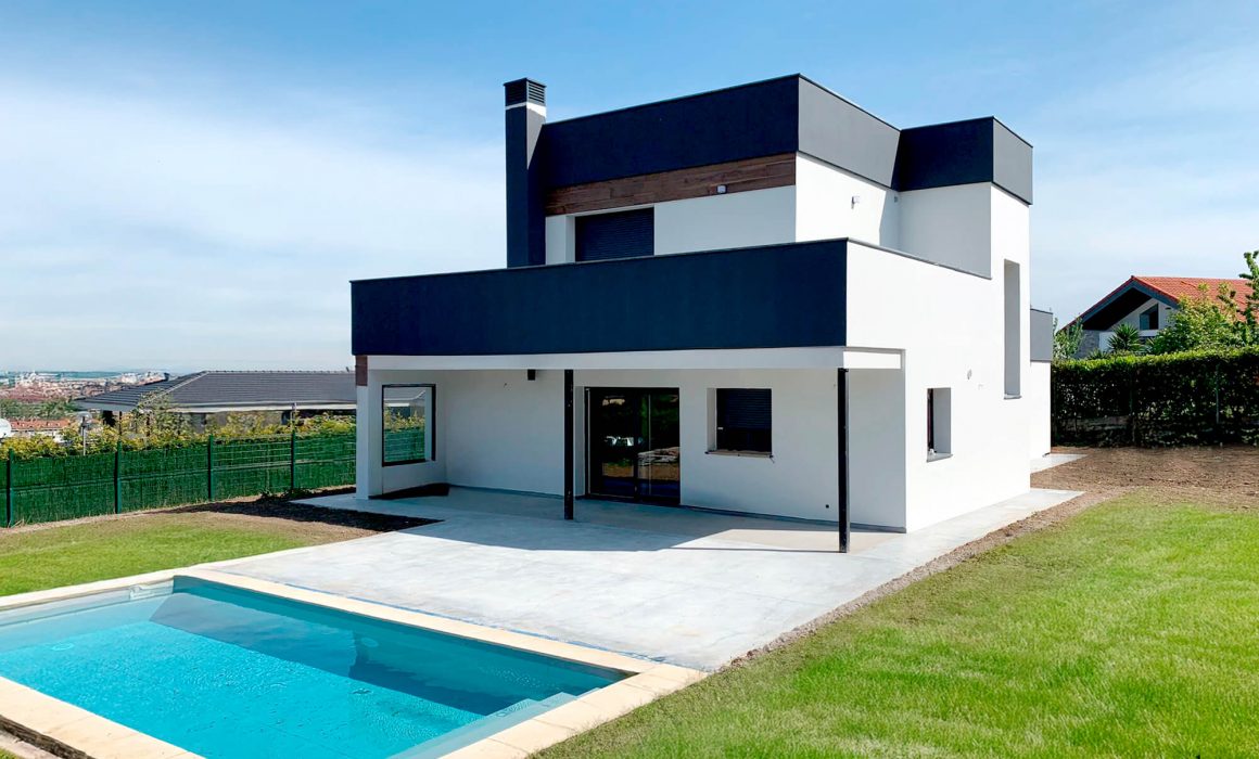 casa con piscina Asturias_Dolmen Arquitectos