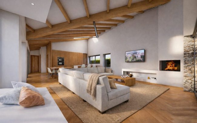 cocina-moderna-integrada-en-espacio-dia-vivienda-unifamiliar-asturias