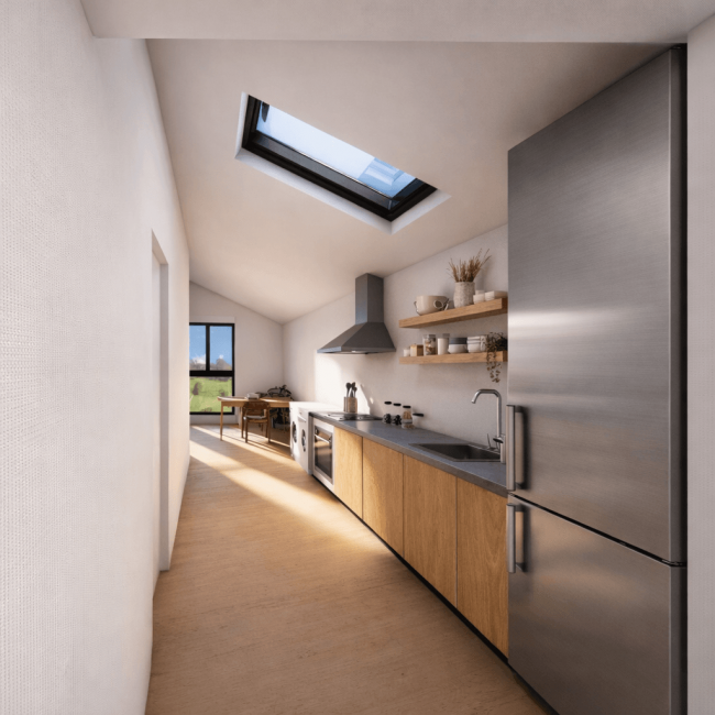 cocina vivienda protección Benia Onís_Dolmen